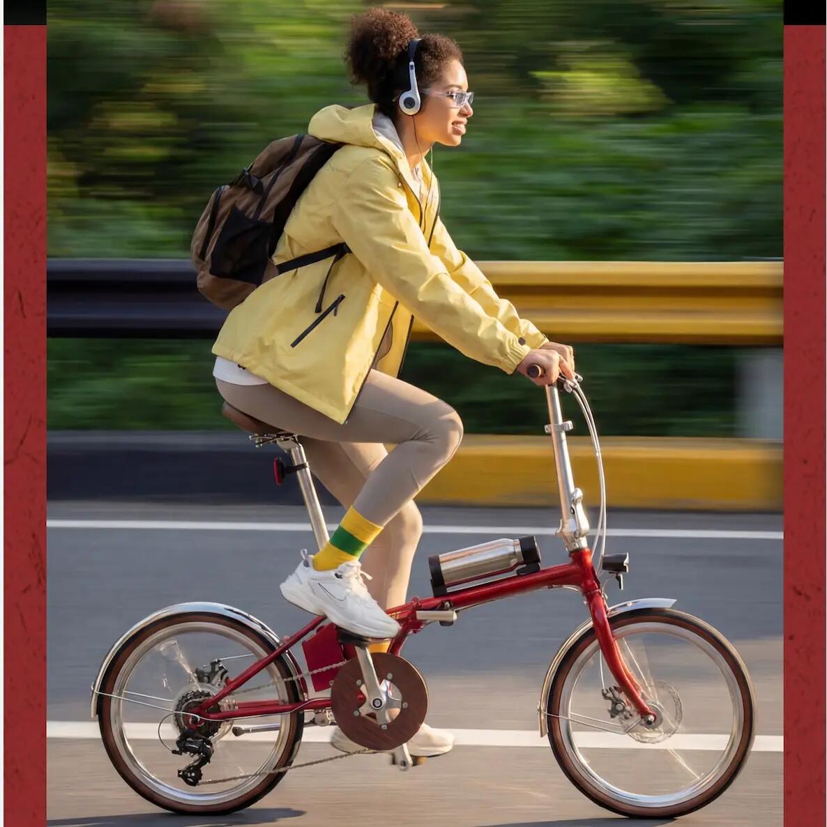 Skladací mestský elektrobicykel ONESPORT OT02 Pro motor 250W batéria 36V 5.2Ah 10/15