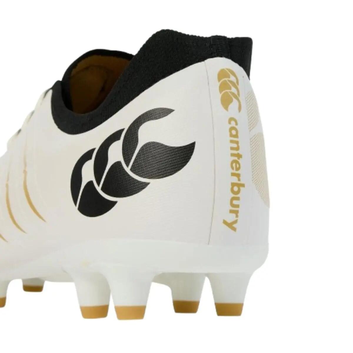 Canterbury Phoenix 2.0 Pro FG Cleats White and Gold 8/9