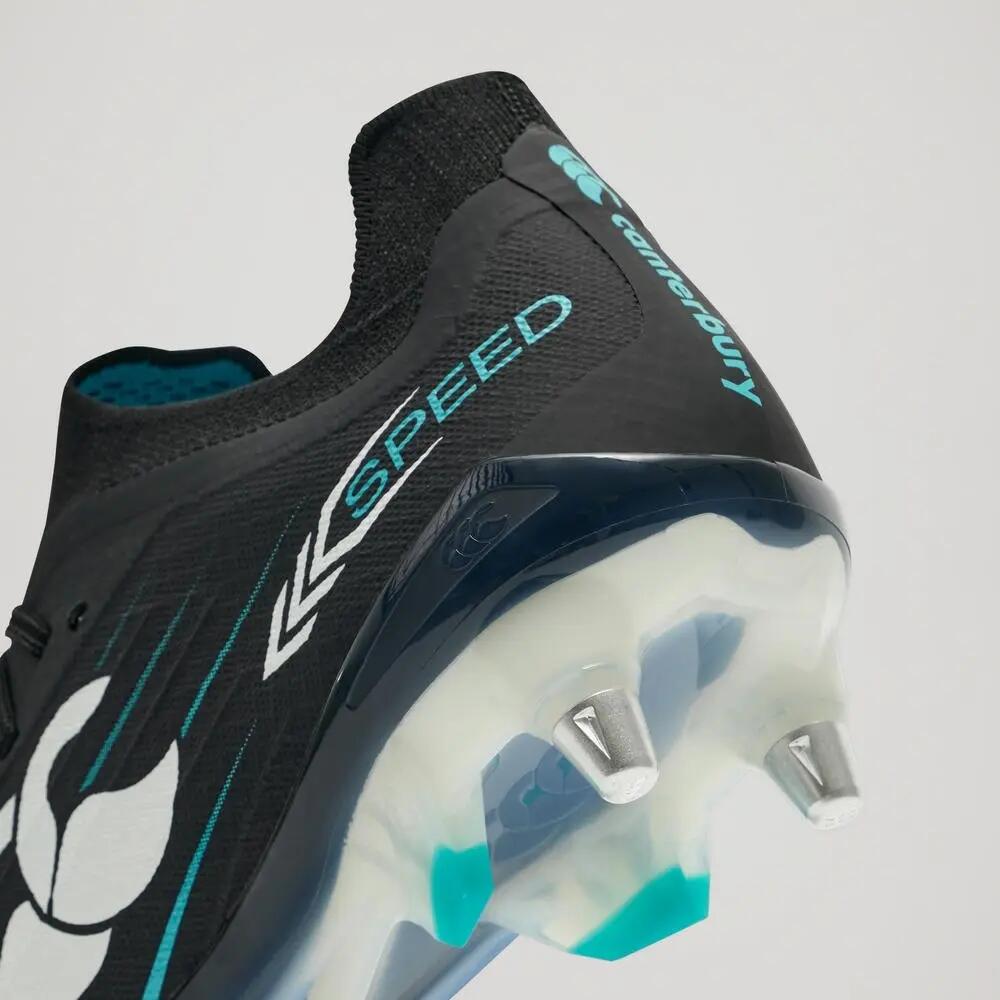 Botas de Rugby Canterbury Speed Falcon 2.0 Elite SG Pretas 8/9