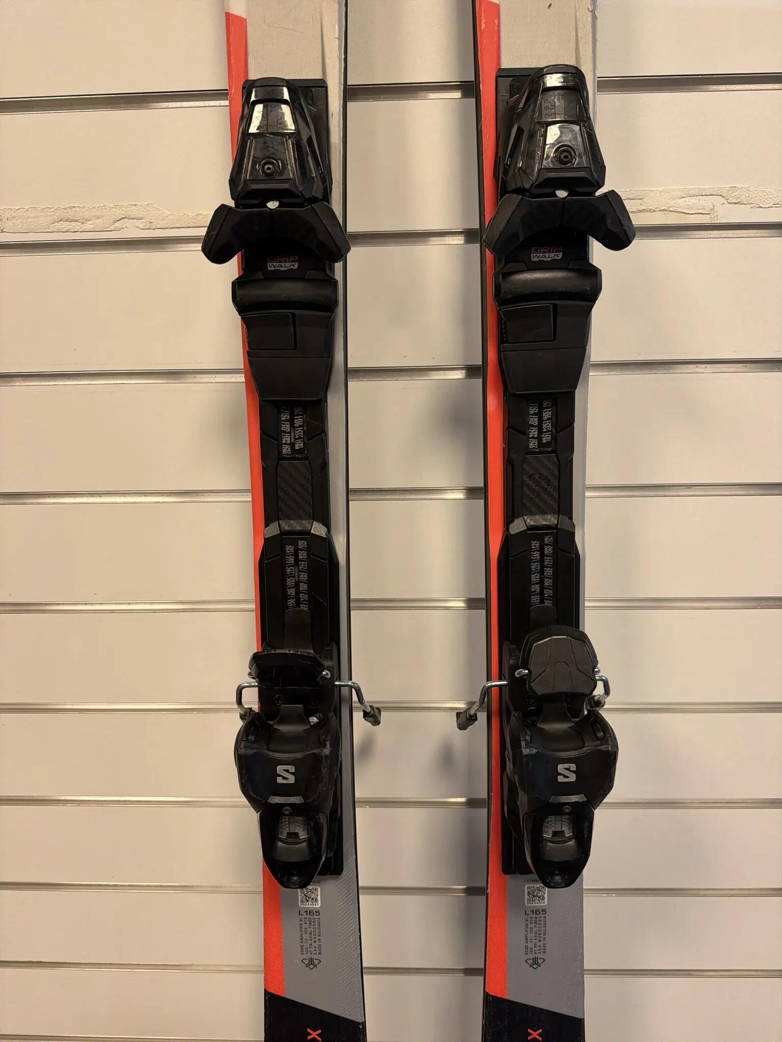 Tweedehands - Ski's Salomon S/MAX X9 Ti + Salomon M11 GW – Carving Ski-Used-165 2/6