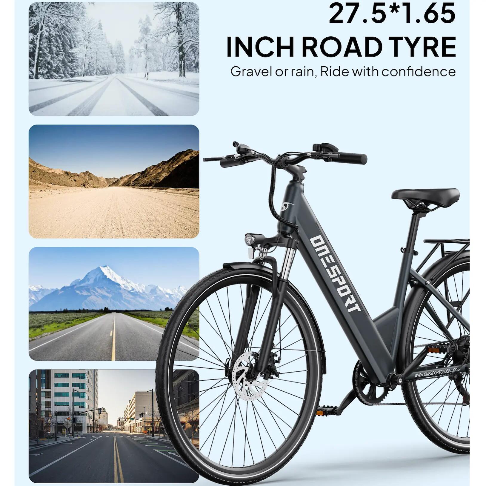 Elektrobicykel čistá asistencia OT12 Pro 250W, batéria 36V 13Ah 10/15
