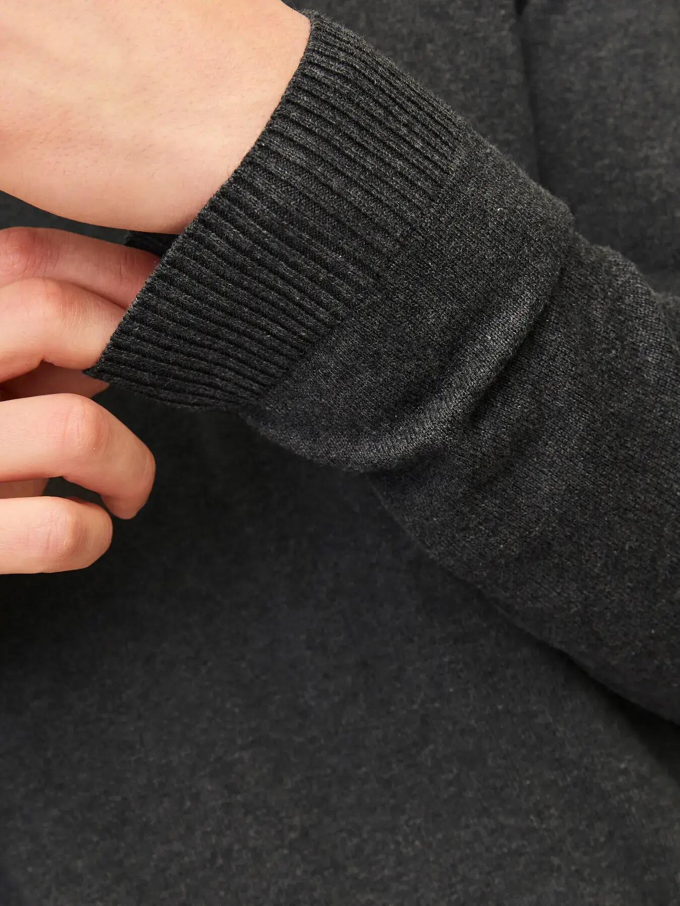 Hombre Jersey Regular Fit Basic Gris oscuro 6/8