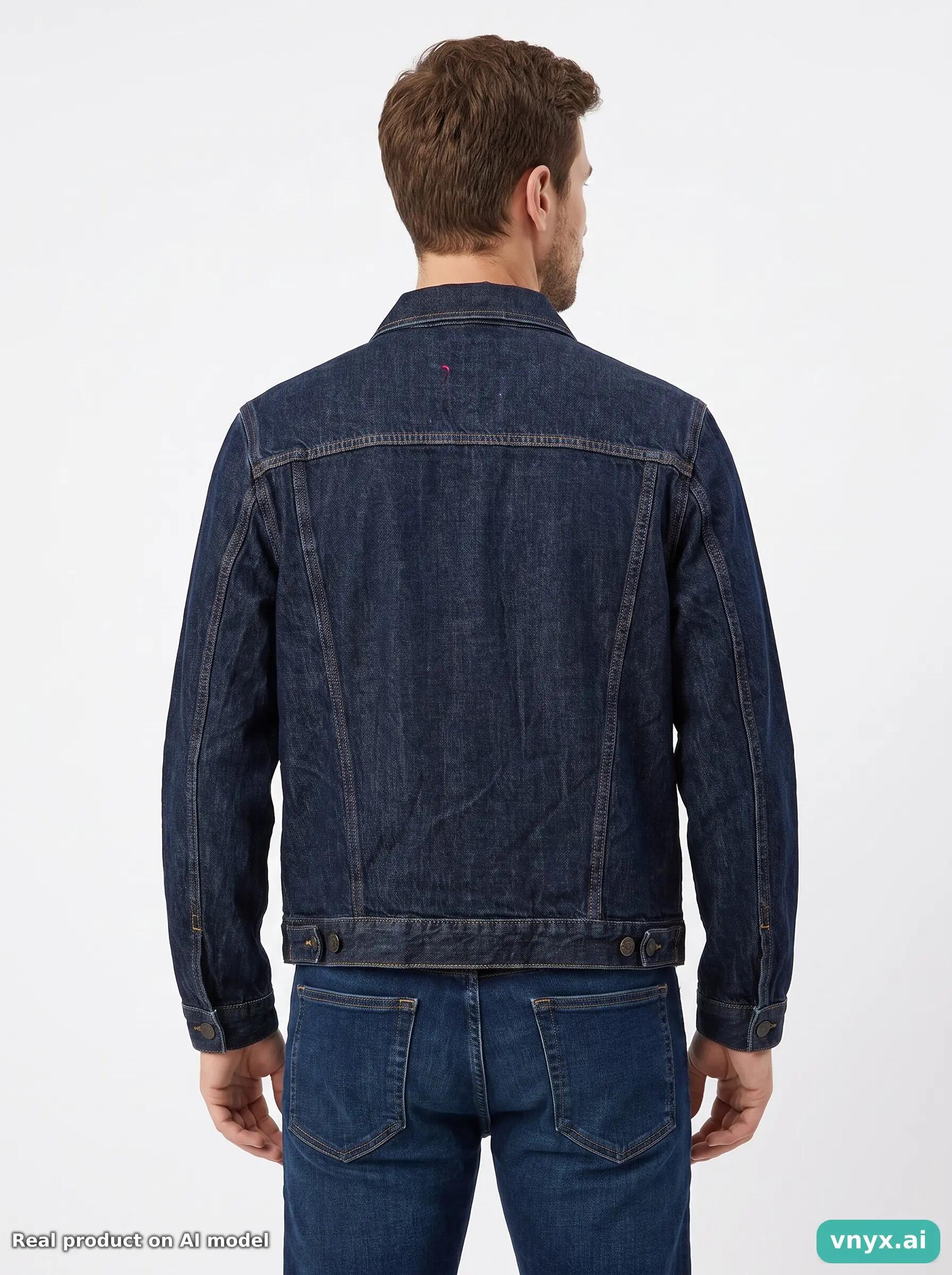 Second Life - Vintage GAP Blue Denim Jacket Men M 3/5
