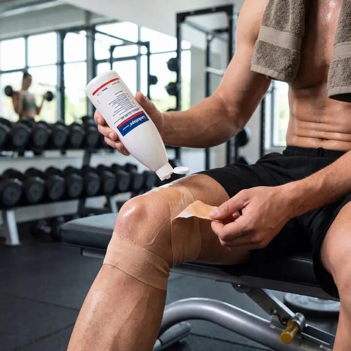 Płyn Do Usuwania Kleju Plastrów Taśm Kinesiotaping Leukotape Remover 350 ml 5/5