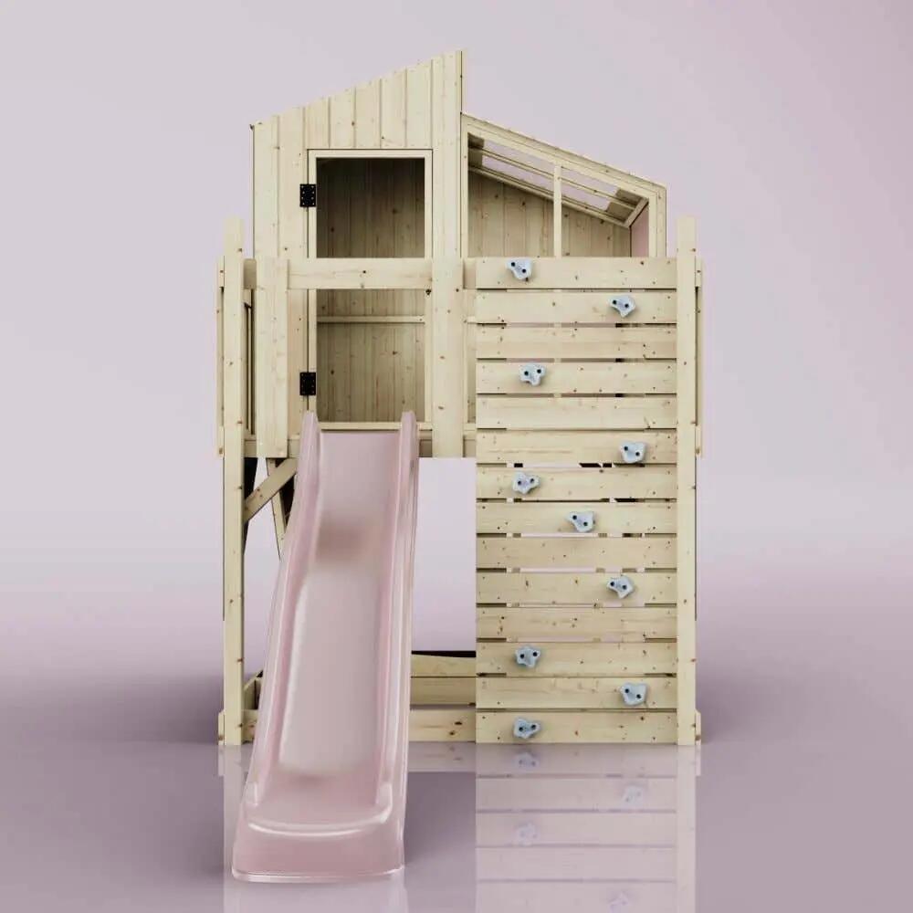 Stelzenhaus Komet in Altrosa - 414 × 190 × 291 cm 2/6