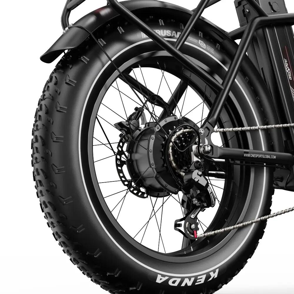 Bicicleta elétrica Onesport OT16 Max 20" Motor de 500W, bateria de 48V 18AH 7/15