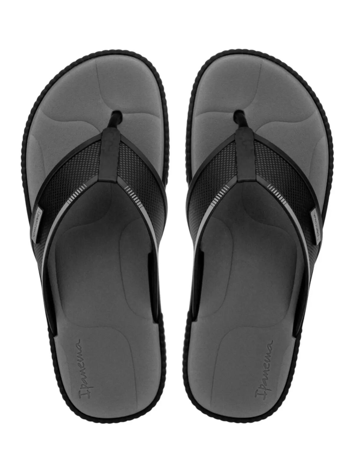 Herren Zehentrenner Vintage Grau & Schwarz Multi 1/7