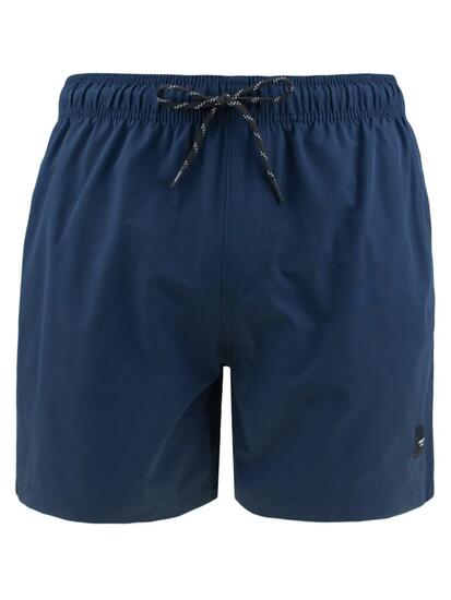 Short de bain homme grande taille Maui Solid Bleu
