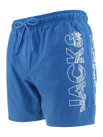Short de bain homme grande taille Wave Logo Bleu II