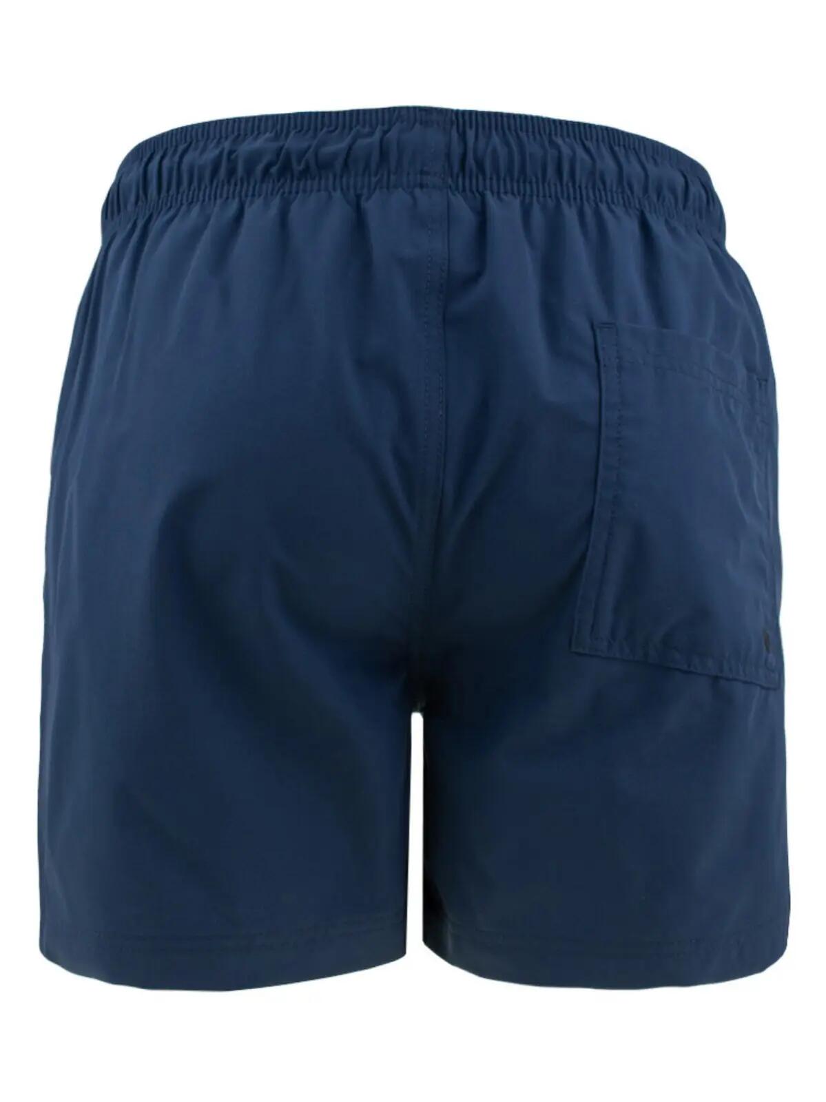 Short de bain homme grande taille Maui Solid Bleu 3/5