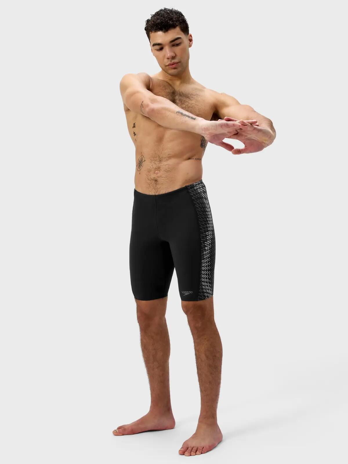 Jammer Speedo Endurance+ Tech Panel Nero Verde 5/7