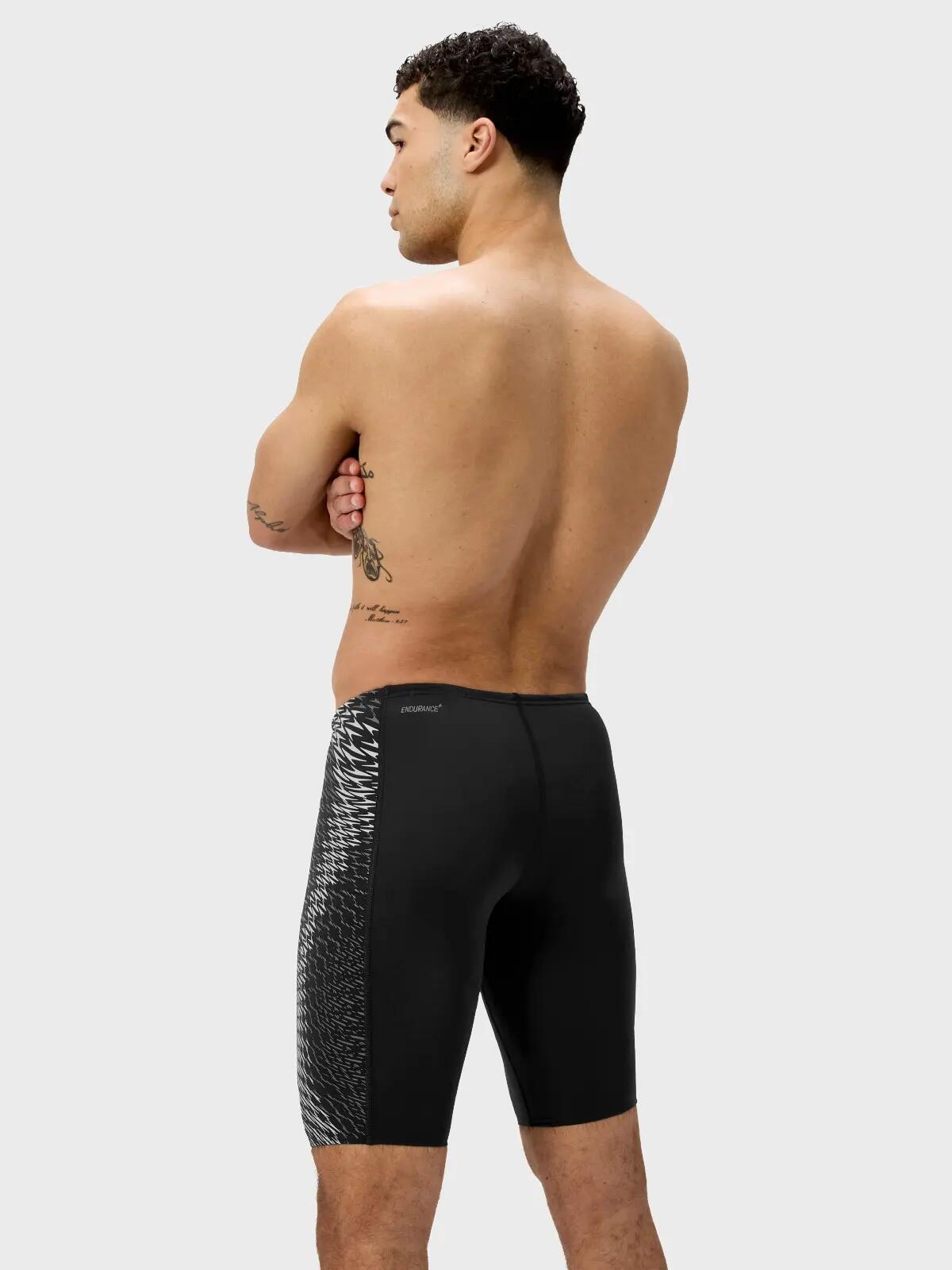 Speedo Zwemjammer Endurance+ Tech Panel Zwart Groen 3/7