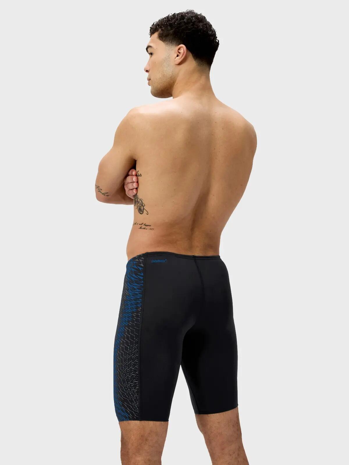Jammer Speedo Endurance+ Tech Panel Preto/Azul 3/7