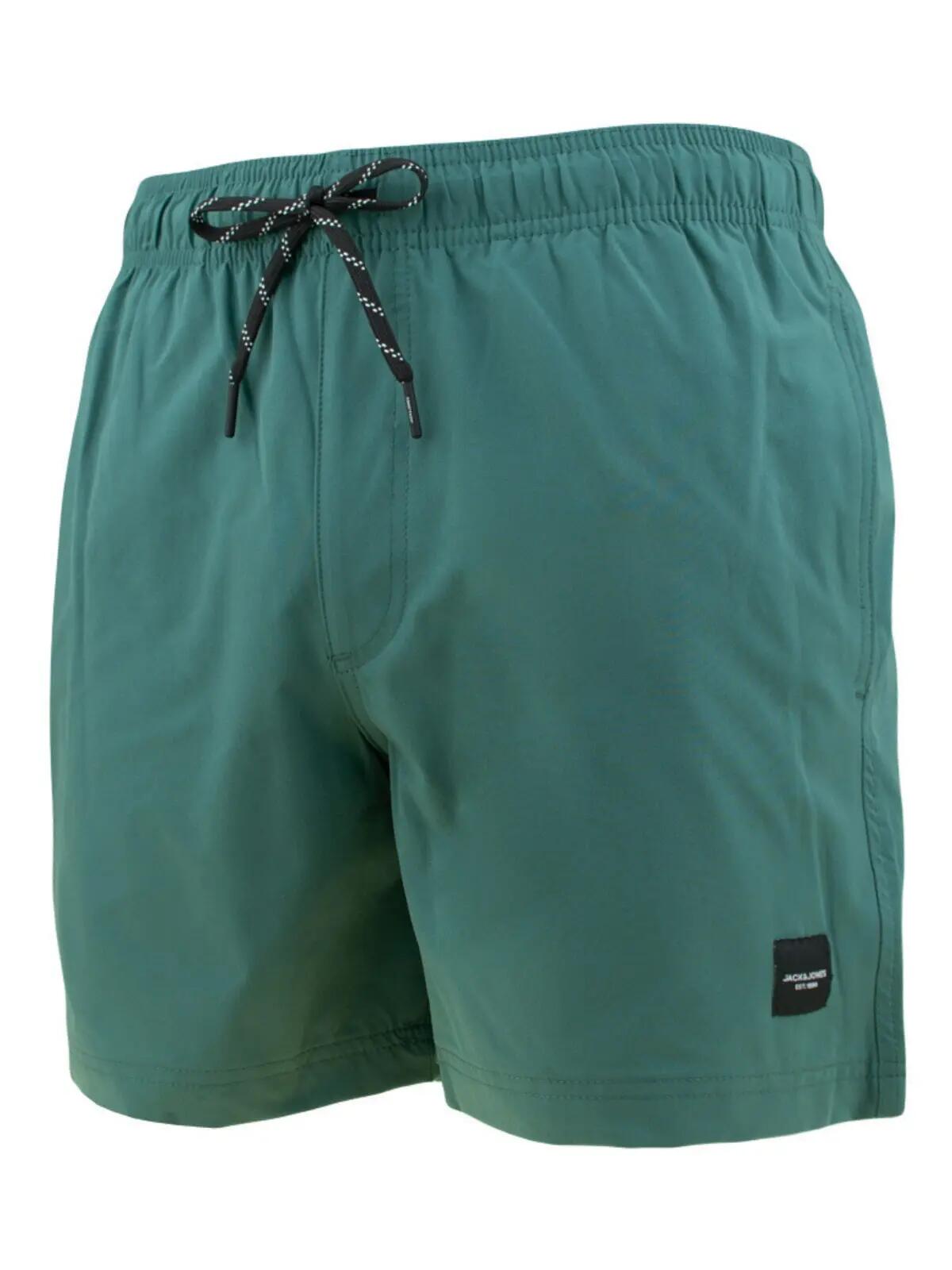 Short de bain homme grande taille Maui Solid Vert 1/5