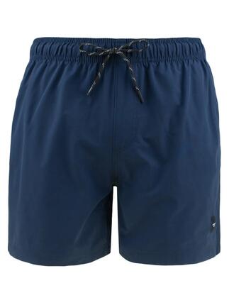 Short de bain homme grande taille Maui Solid Bleu