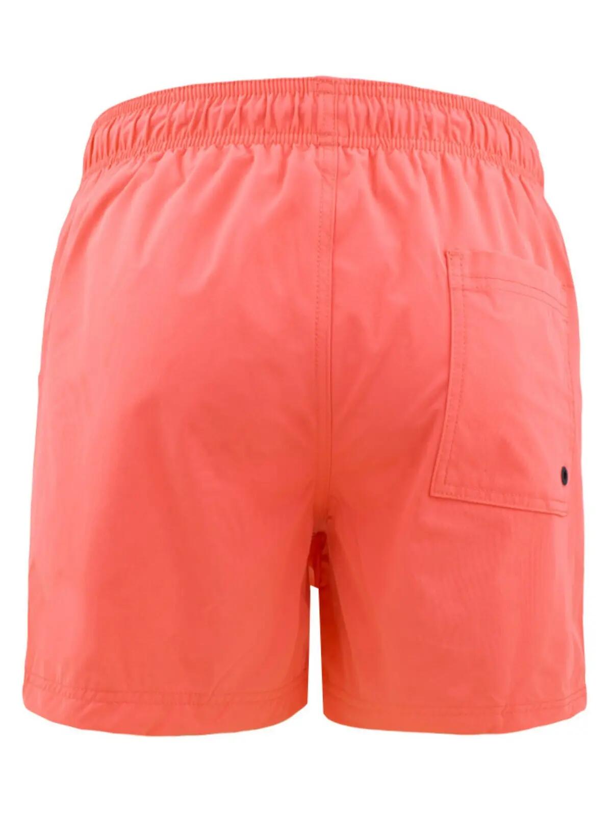 Short de bain homme grande taille Maui Solid Corail Orange 5/5