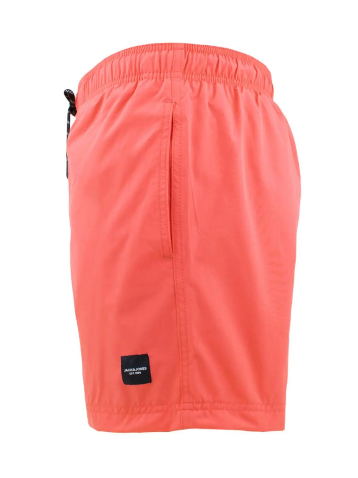 Short de bain homme grande taille Maui Solid Corail Orange 4/5