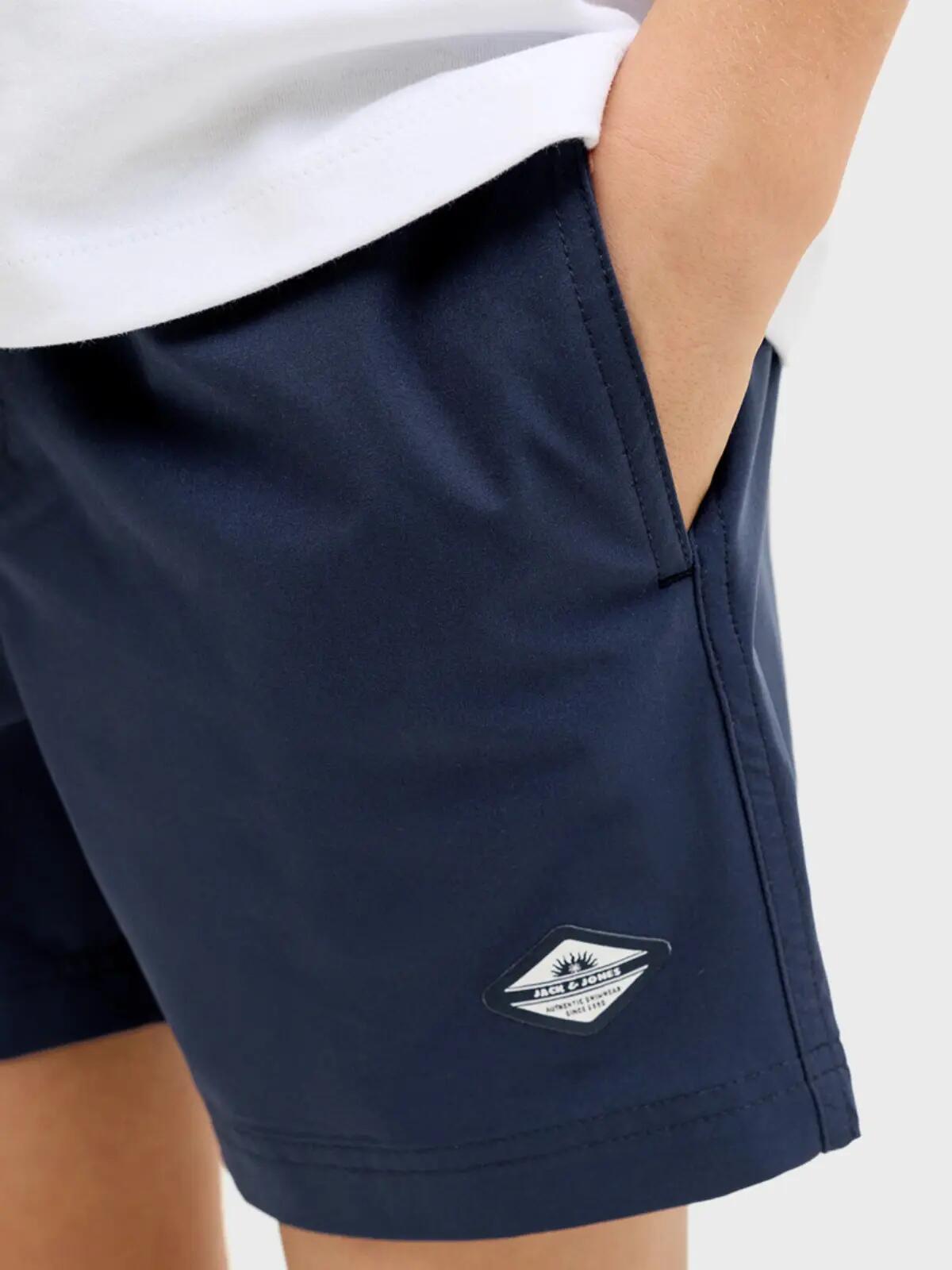 Kids Zwemshort Double Waistband Surf Blauw 5/7