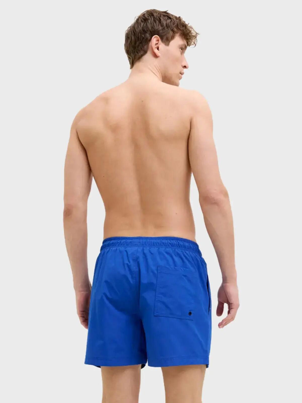 Short de Bain Homme Grande Taille Maui Solid Bleu II 3/5