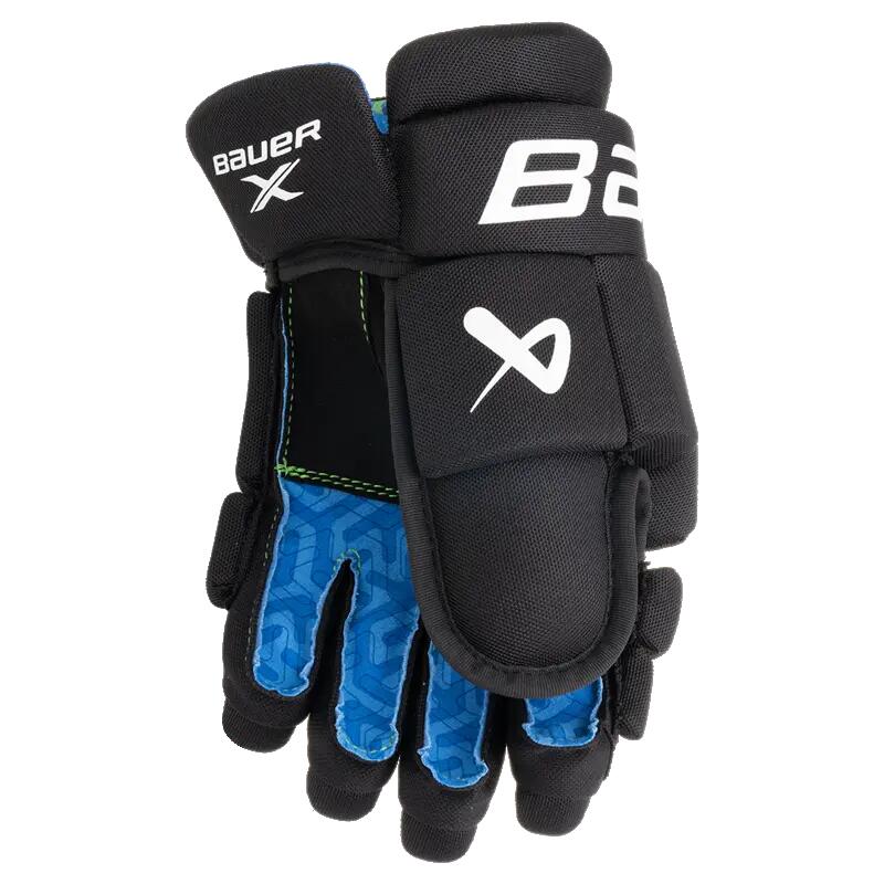 BAUER X Junior zwarte hockeyhandschoenen voor kinderen 11.0 2/5