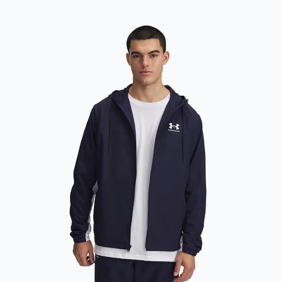 KURTKA WIATRÓWKA MĘSKA UNDER ARMOUR WODOODPORNA Z KAPTUREM ZIELONA