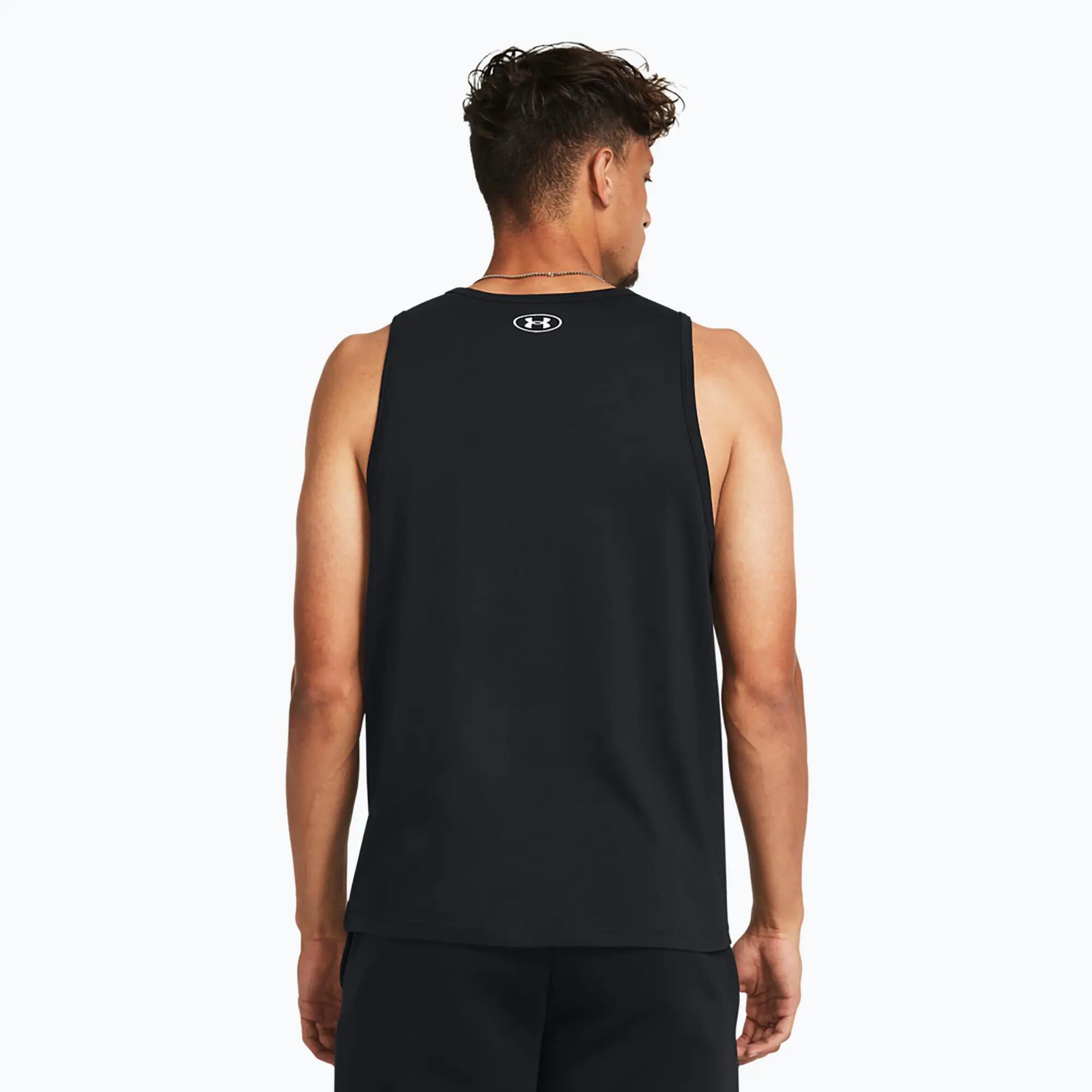 Under Armour Sportstyle Logo Tank Negro Hombre 2/6