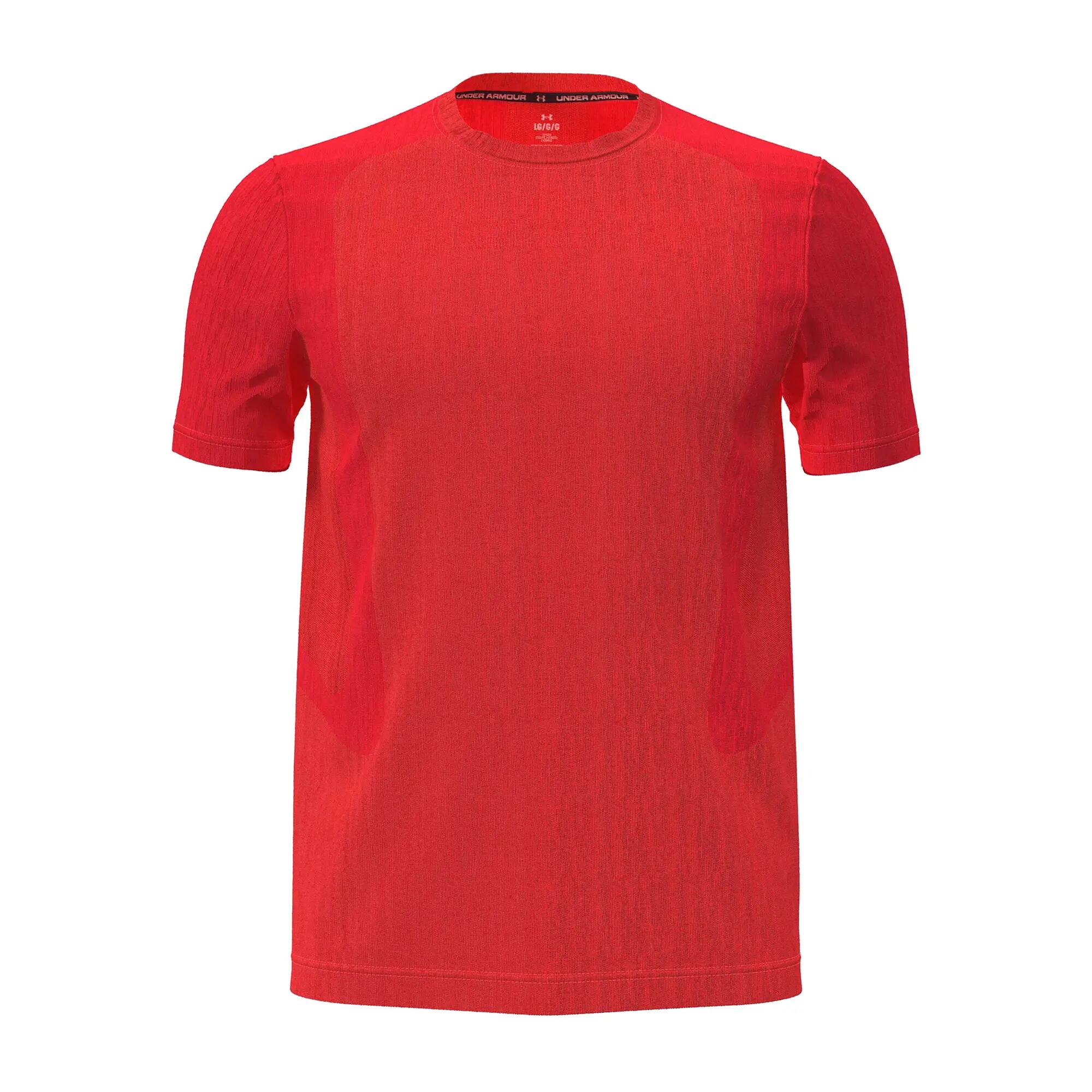 Pánské tréninkové tričko Under Armour Vanish Seamless venom red/black 2/4