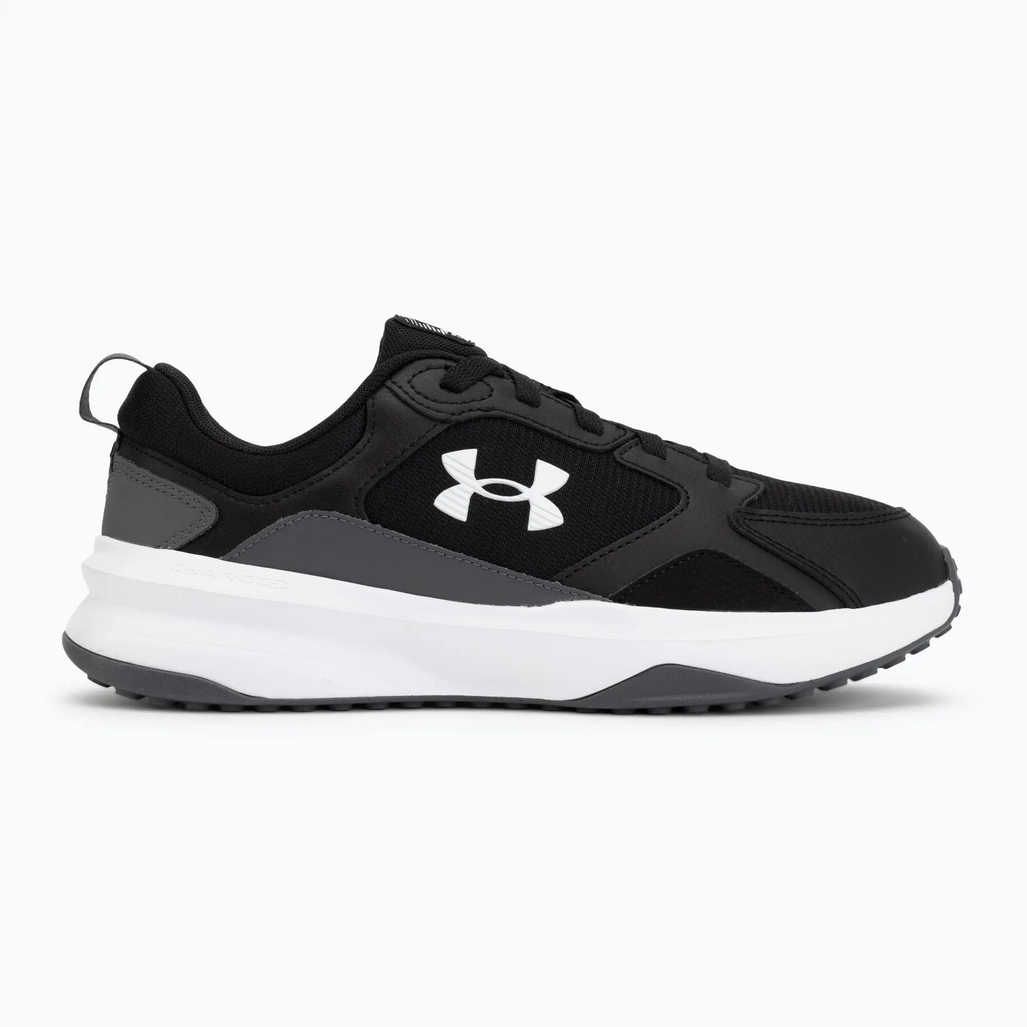 Heren trainingsschoenen Under Armour Charged Edge zwart/castlerock/wit 2/7