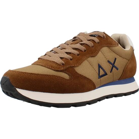 Baskets basses de sport homme SUN68 TOM SOLID beige