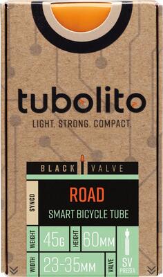 Lichtgewicht binnenband tubolito tubo road syncd 700 mm presta 60 mm (zwart vent