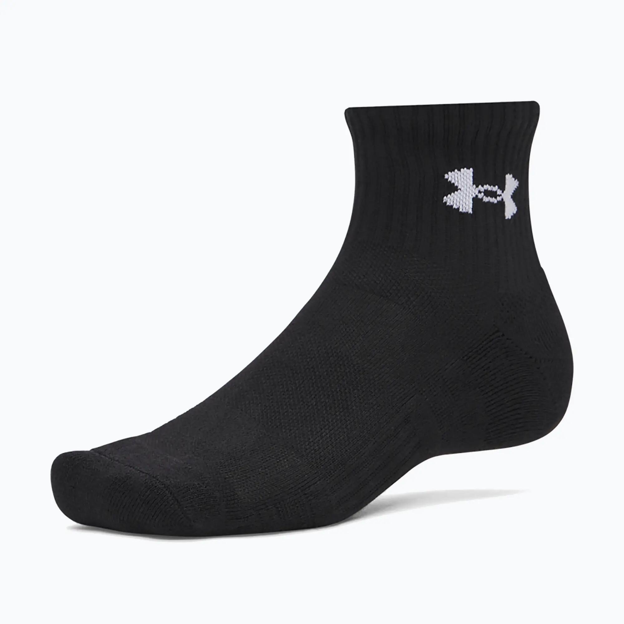 Pánské ponožky Under Armour Performance Cotton Qtr, 3 páry 2/4