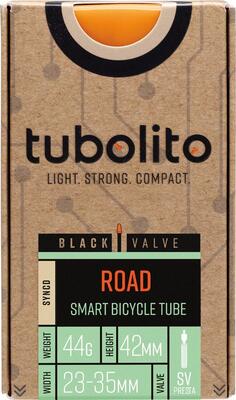Lichtgewicht binnenband tubolito tubo road syncd 700 mm presta 42 mm (zwart vent