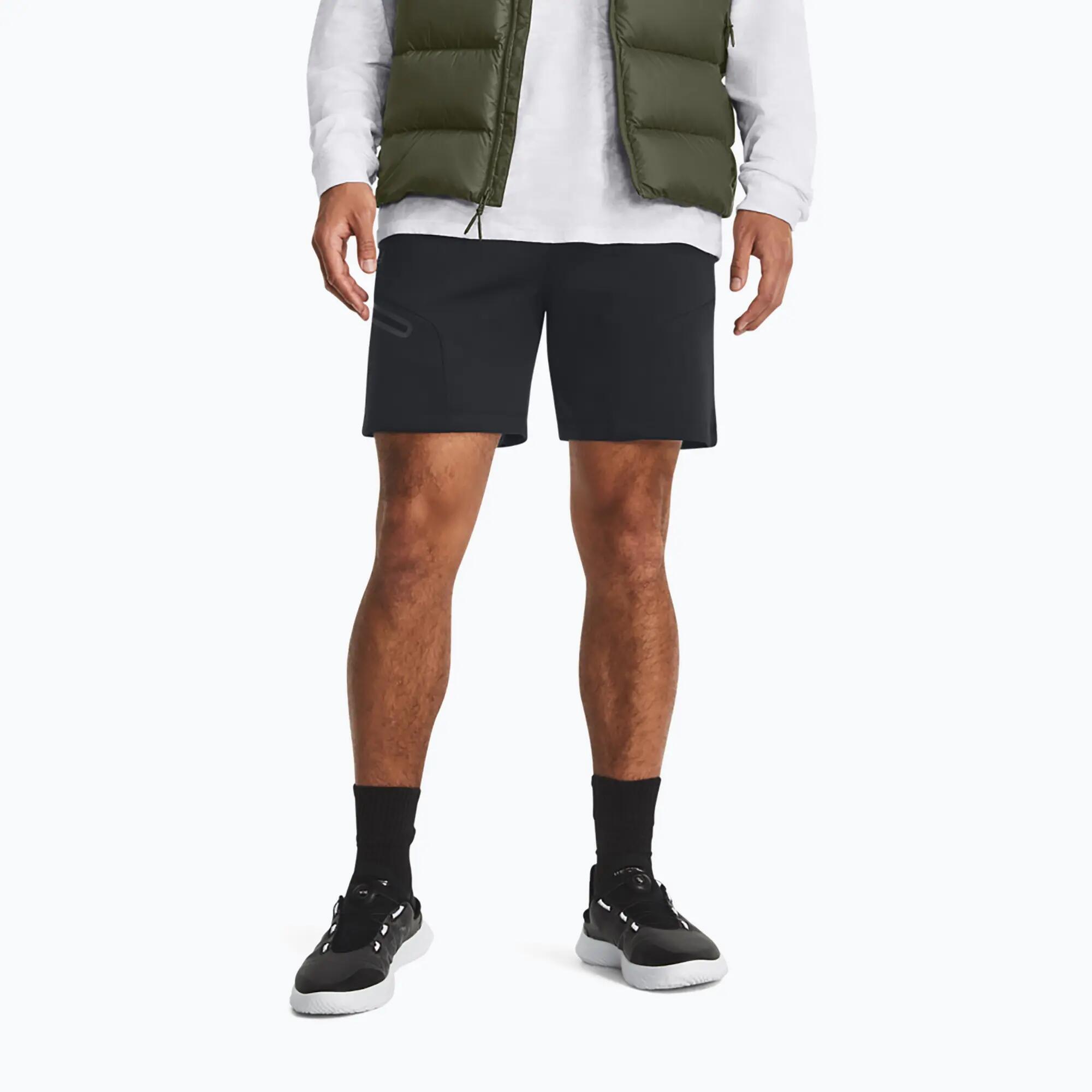 Pantaloni scurți de antrenament pentru bărbați Under Armour Unstoppable Fleece
