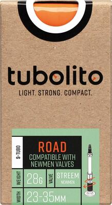 Lichtgewicht binnenband tubolito s-tubo road 700 mm voorwiel newmen streem