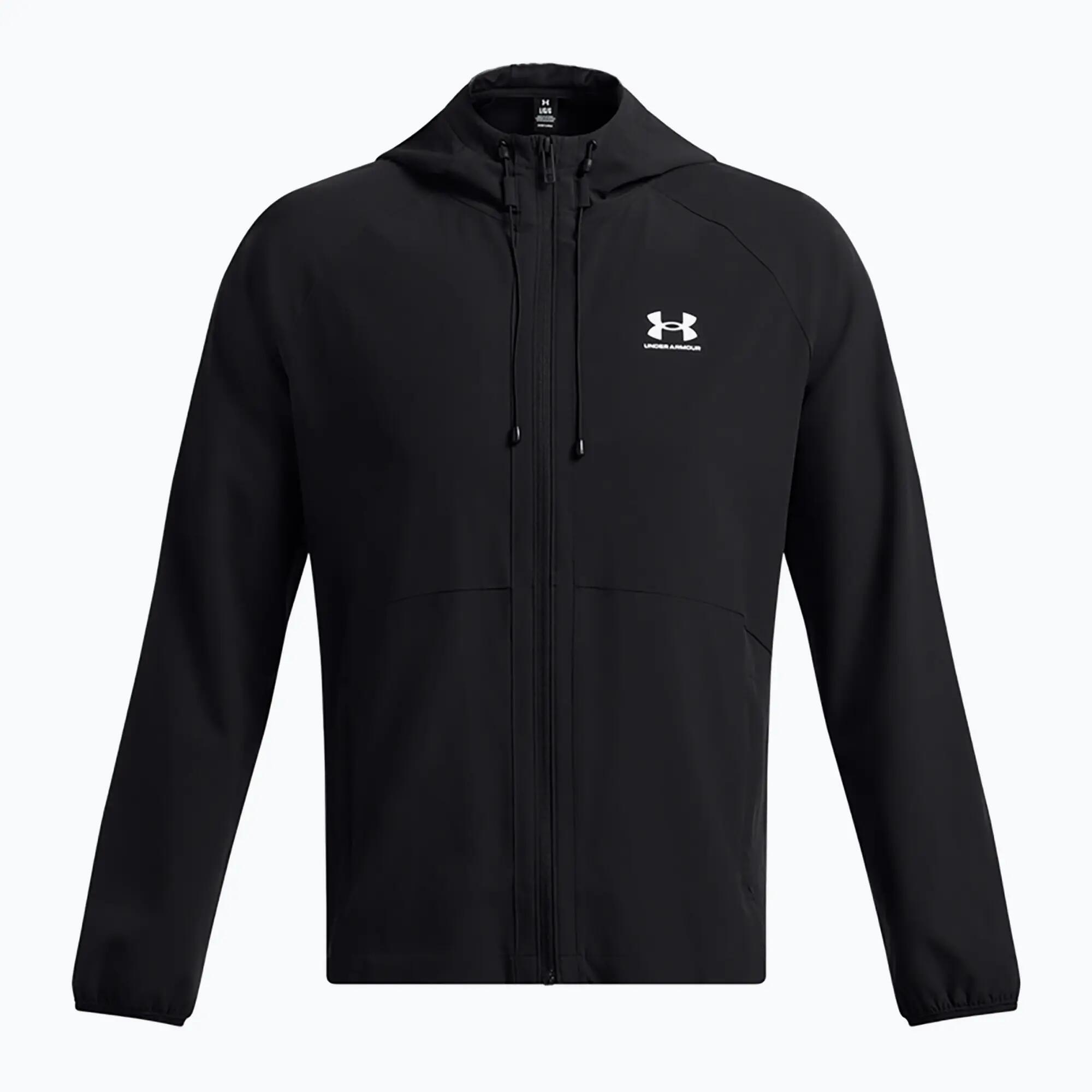 Férfi kabát Under Armour UA Stretch Wvn WindbreakerEU-BLK 3/5