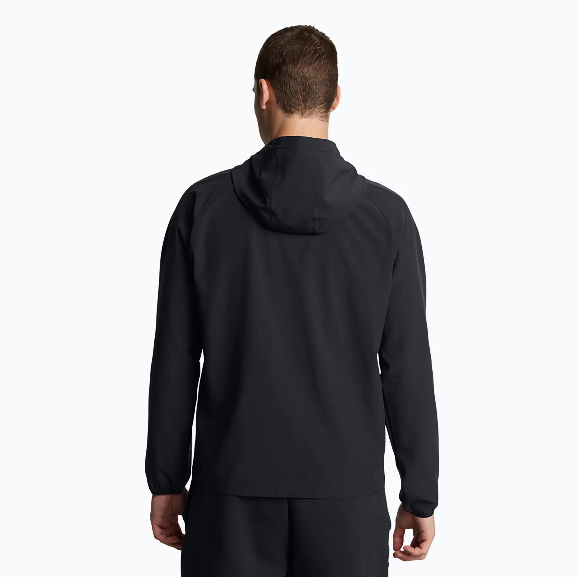 Férfi kabát Under Armour UA Stretch Wvn WindbreakerEU-BLK 2/5