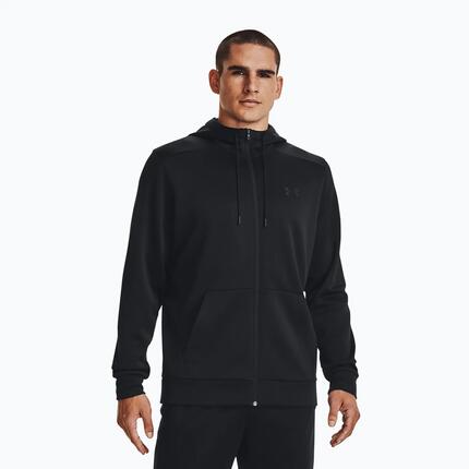 Le sweat à capuche zippé pour homme Under Armour Fleece FZ Hoodie noir/noir est