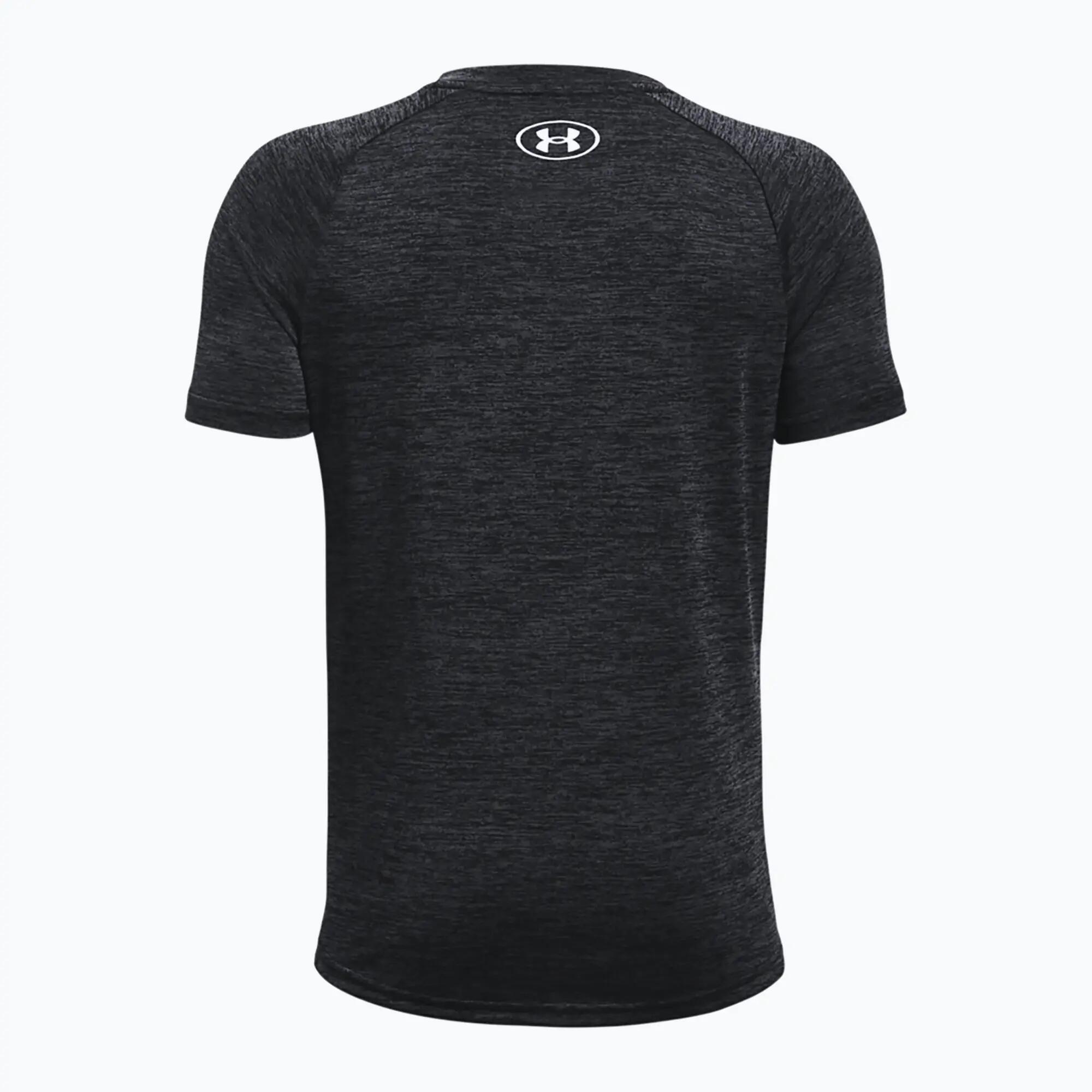 Camiseta de treino infantil Under Armour Tech 2.0 preta 2/3