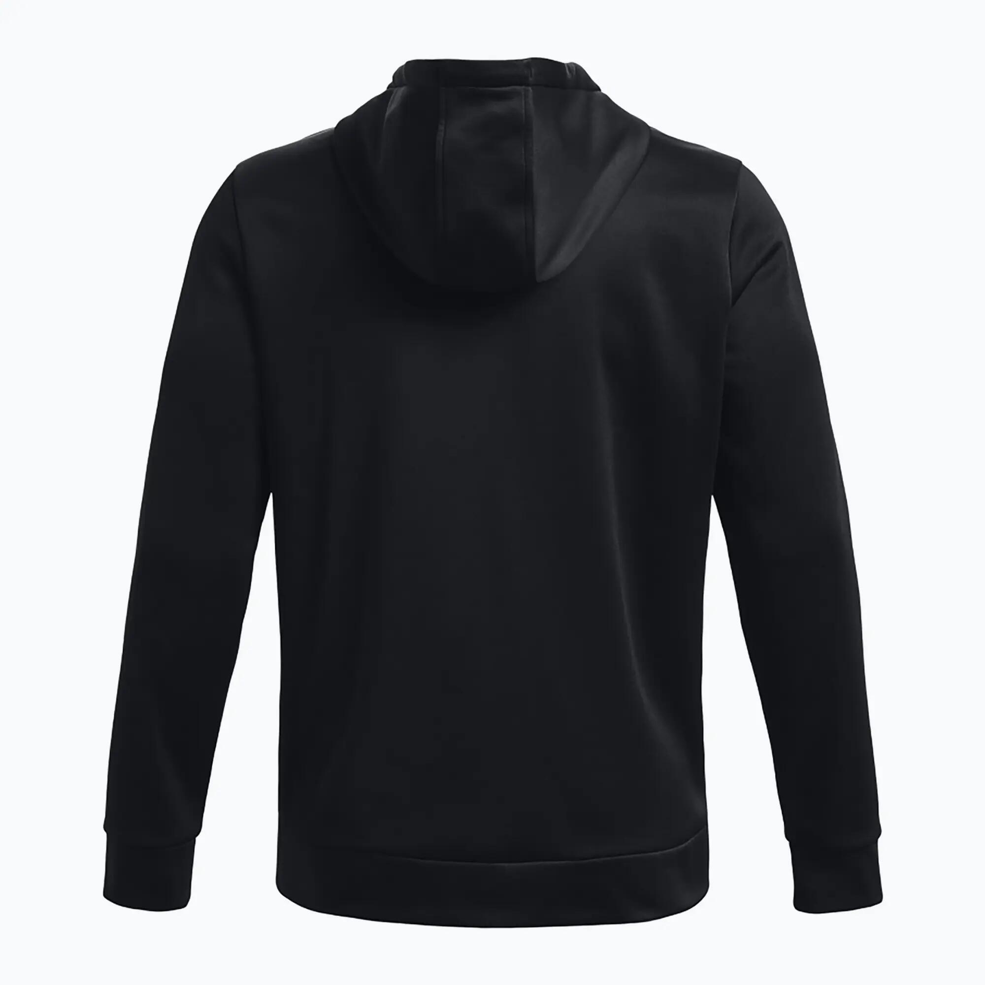 Le sweat à capuche zippé pour homme Under Armour Fleece FZ Hoodie noir/noir est 6/7