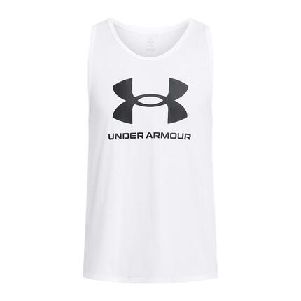 Débardeur Under Armour Sportstyle Logo Blanc Homme