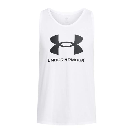 Débardeur Under Armour Sportstyle Logo Blanc Homme