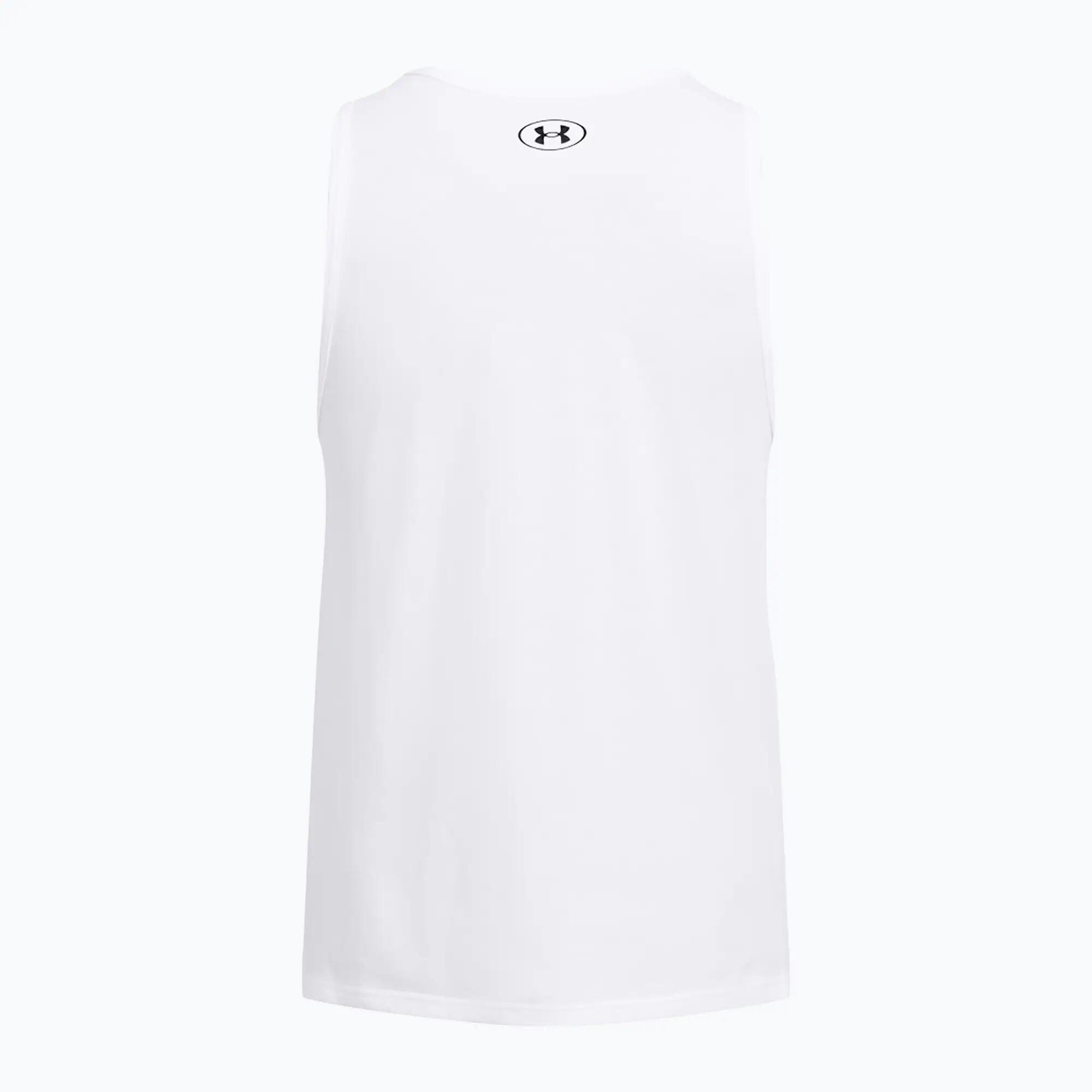 Under Armour Sportstyle Logo Tank Top White Men 4/6