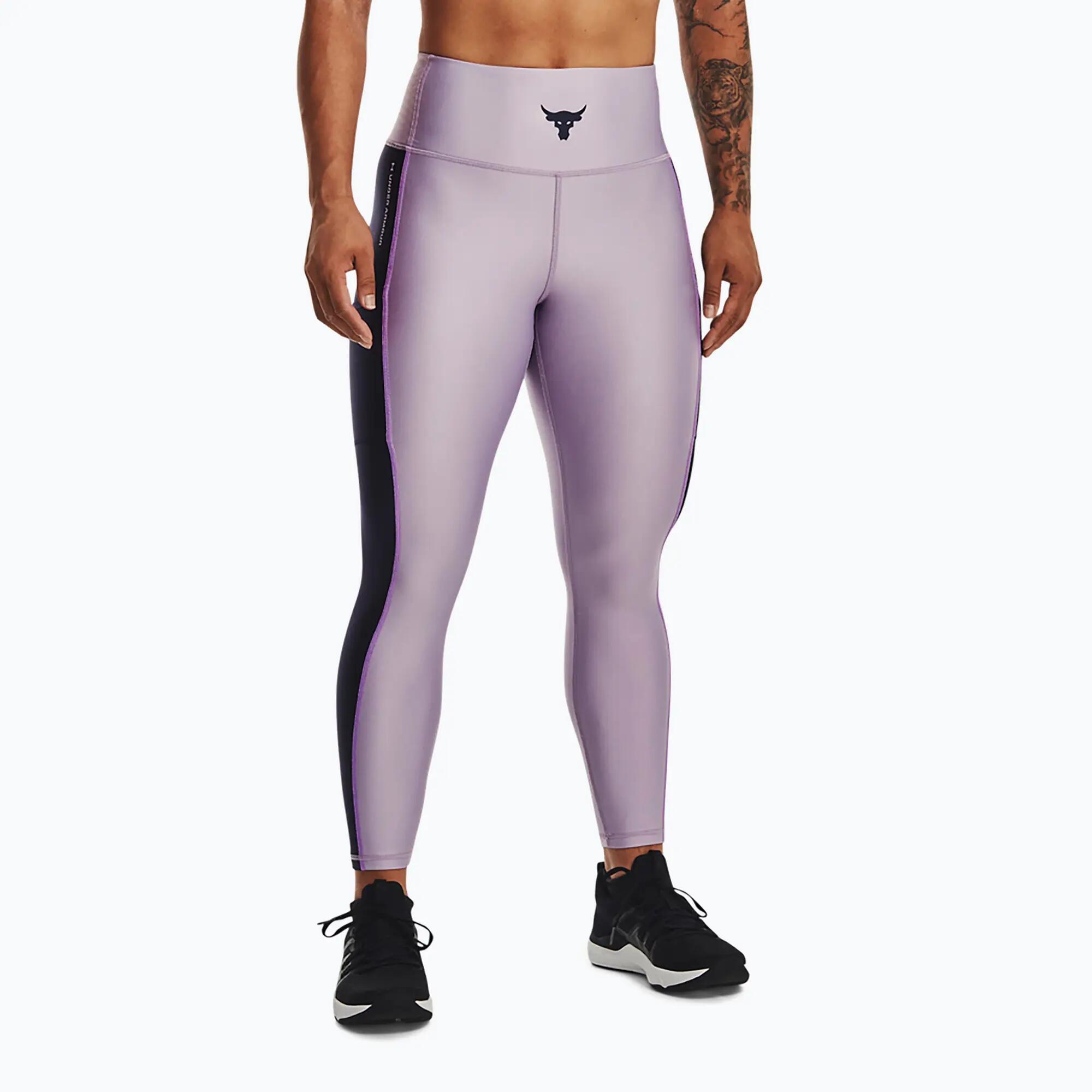 Damen Trainingsleggings Under Armour Project Rock HG Ankle 1/6