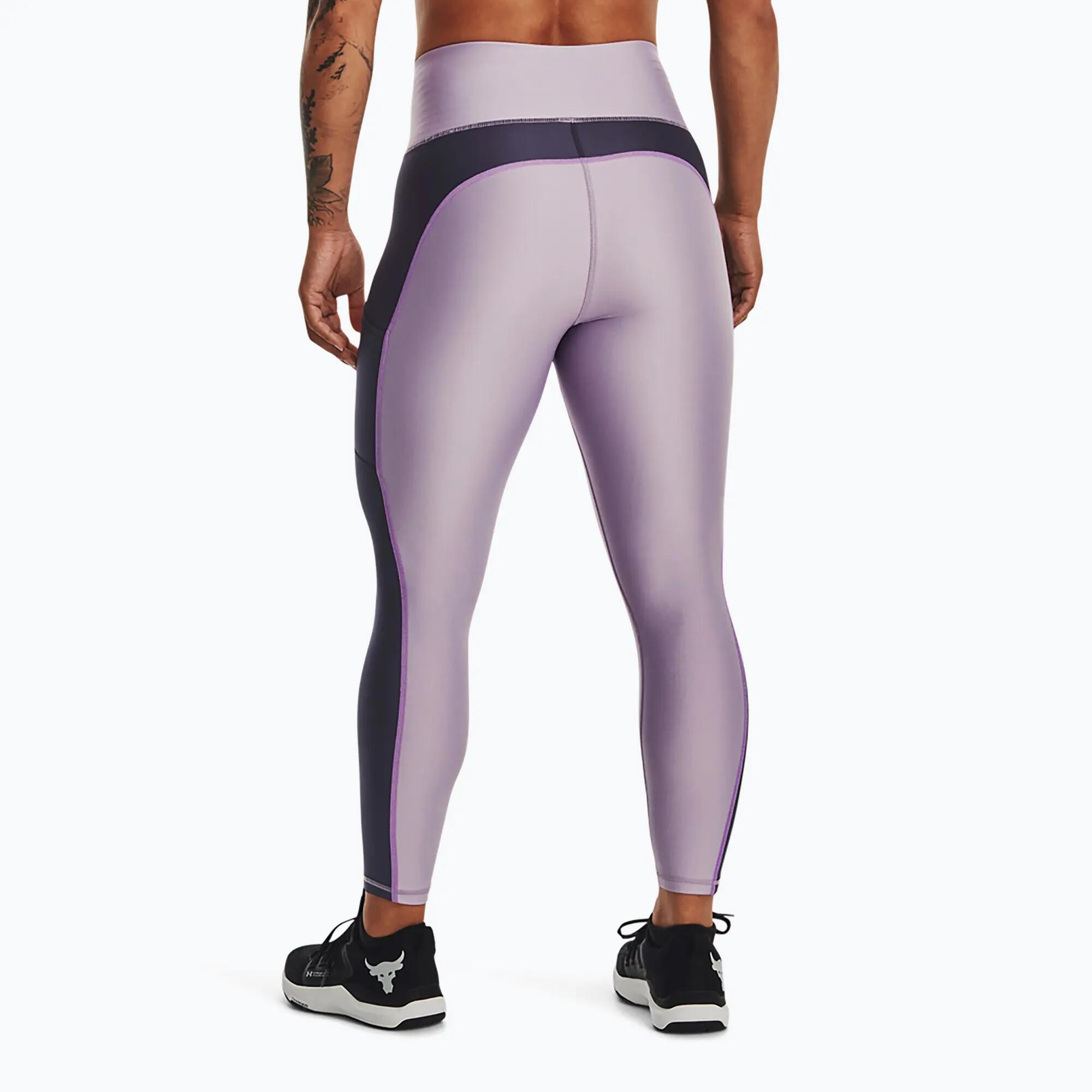 Damen Trainingsleggings Under Armour Project Rock HG Ankle 3/6