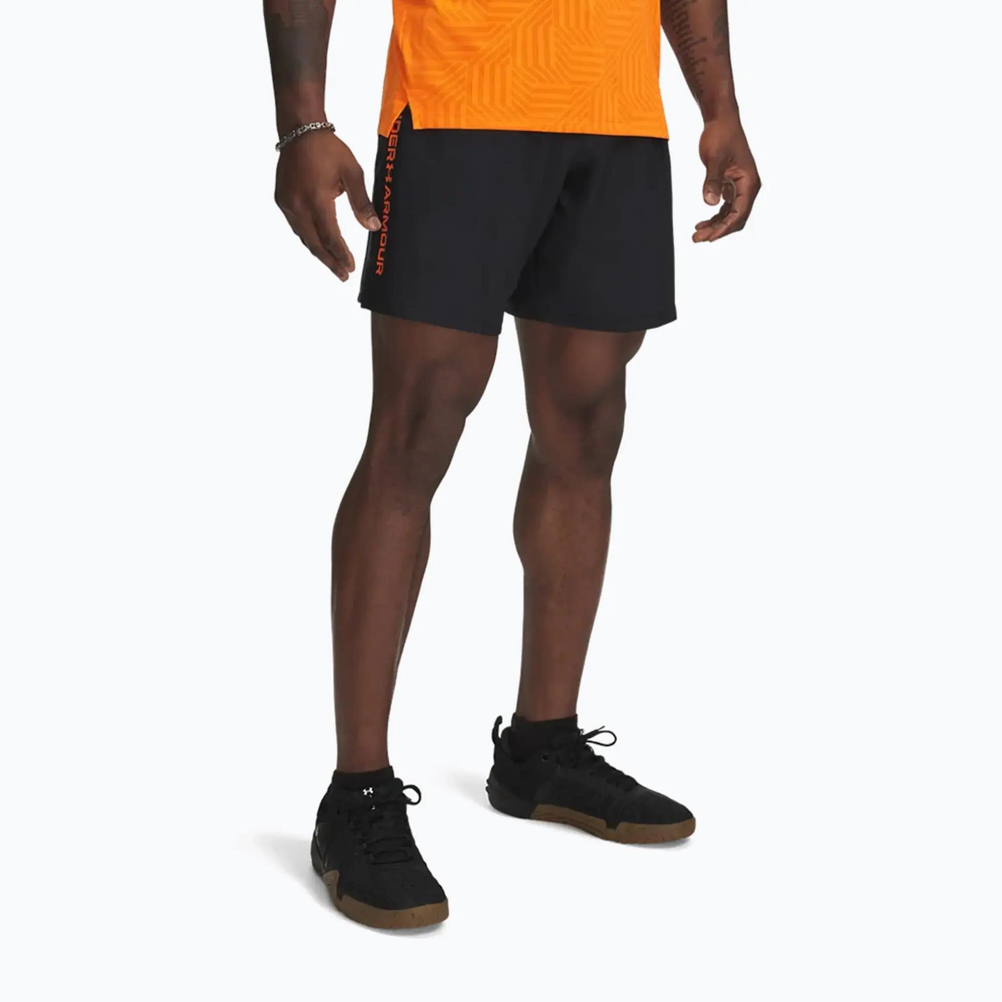 Pantaloni scurți de antrenament pentru bărbați Under Armour Woven Wordmark