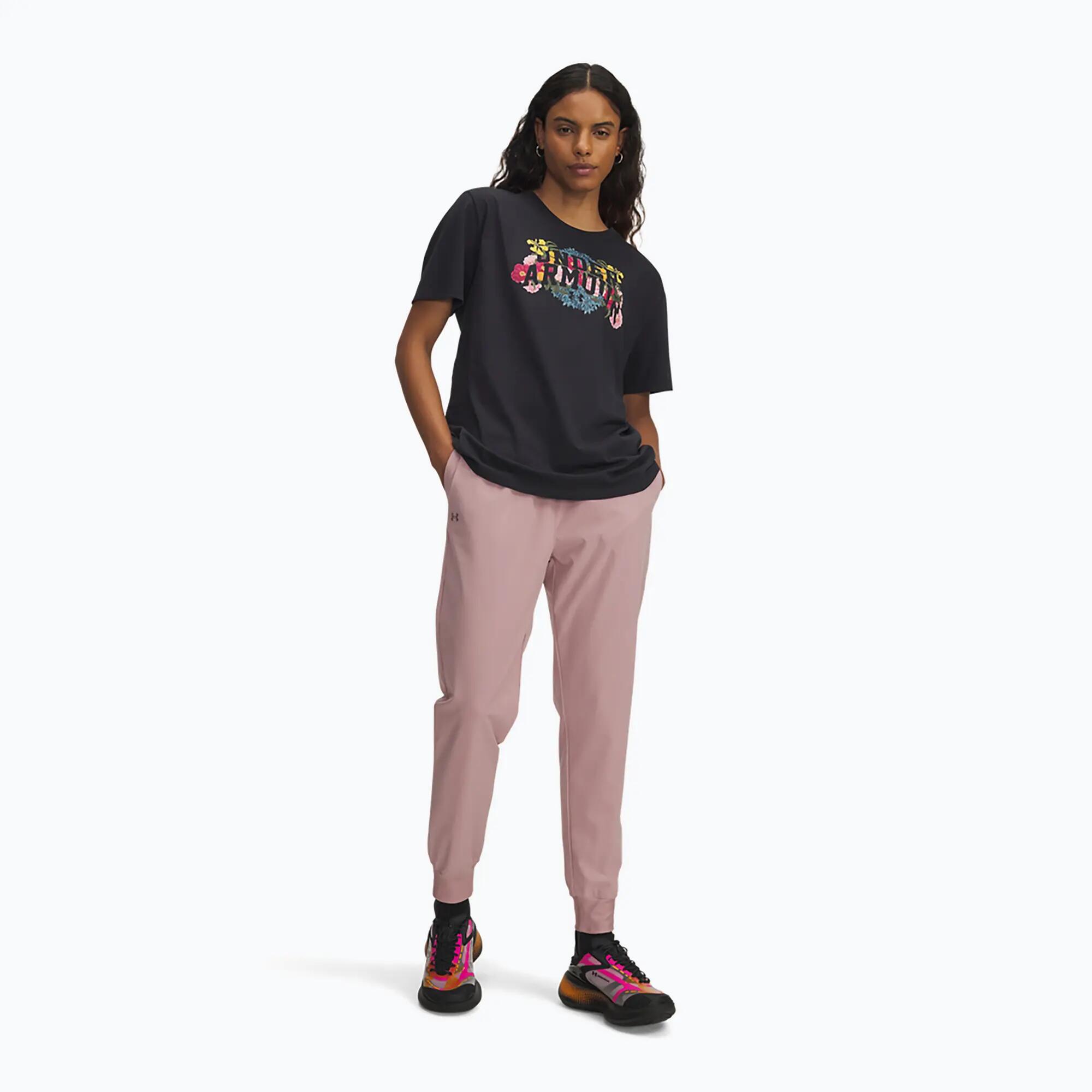 Női sportnadrág Under Armour UA Rival Hi Rise Woven Pant-PNK 2/3