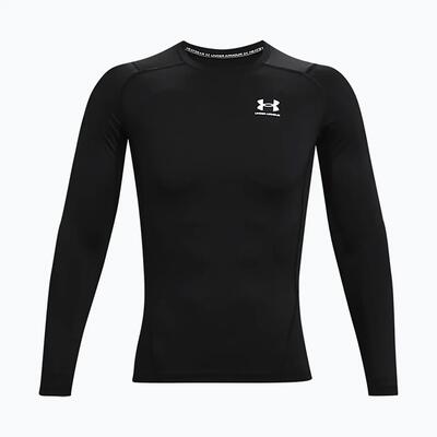 Under armour heatgear armour long sleeve compression shirt black men's