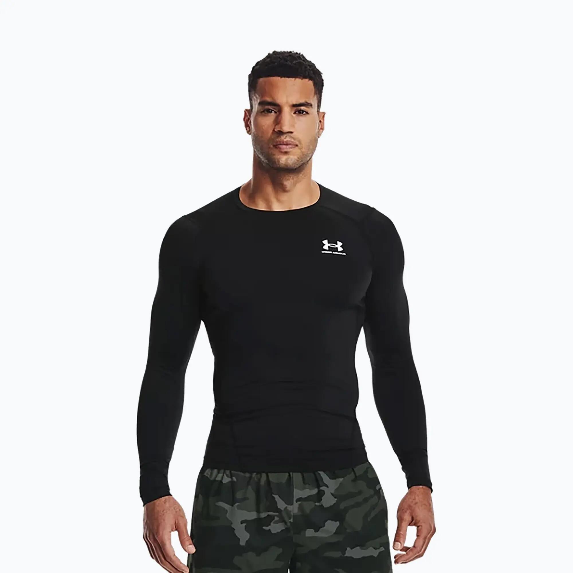 Under Armor Heatgear Armor Manga Longa Compressão Jersey Homens 3/6