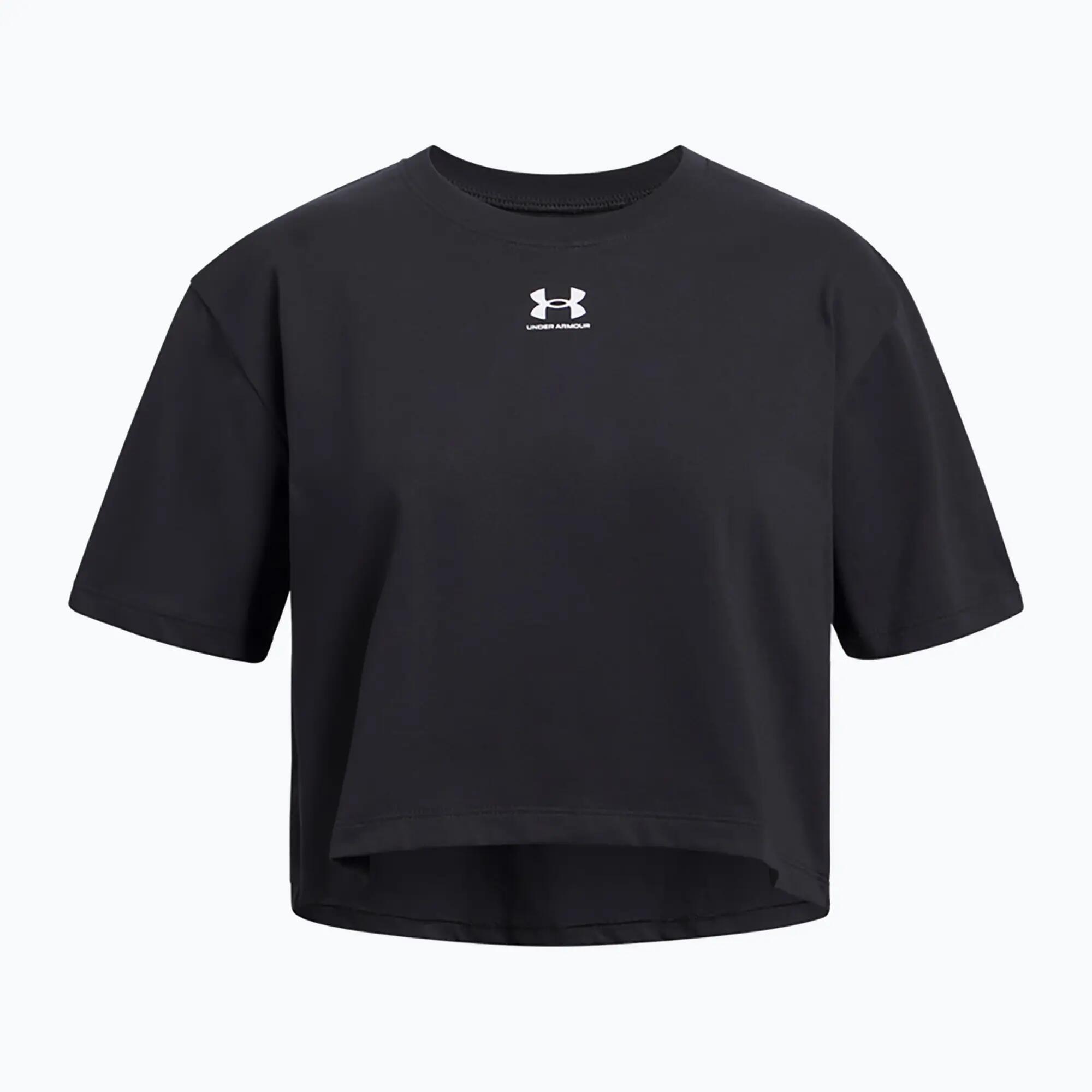 Tricou pentru copii Under Armour Rival negru - Imagine 1