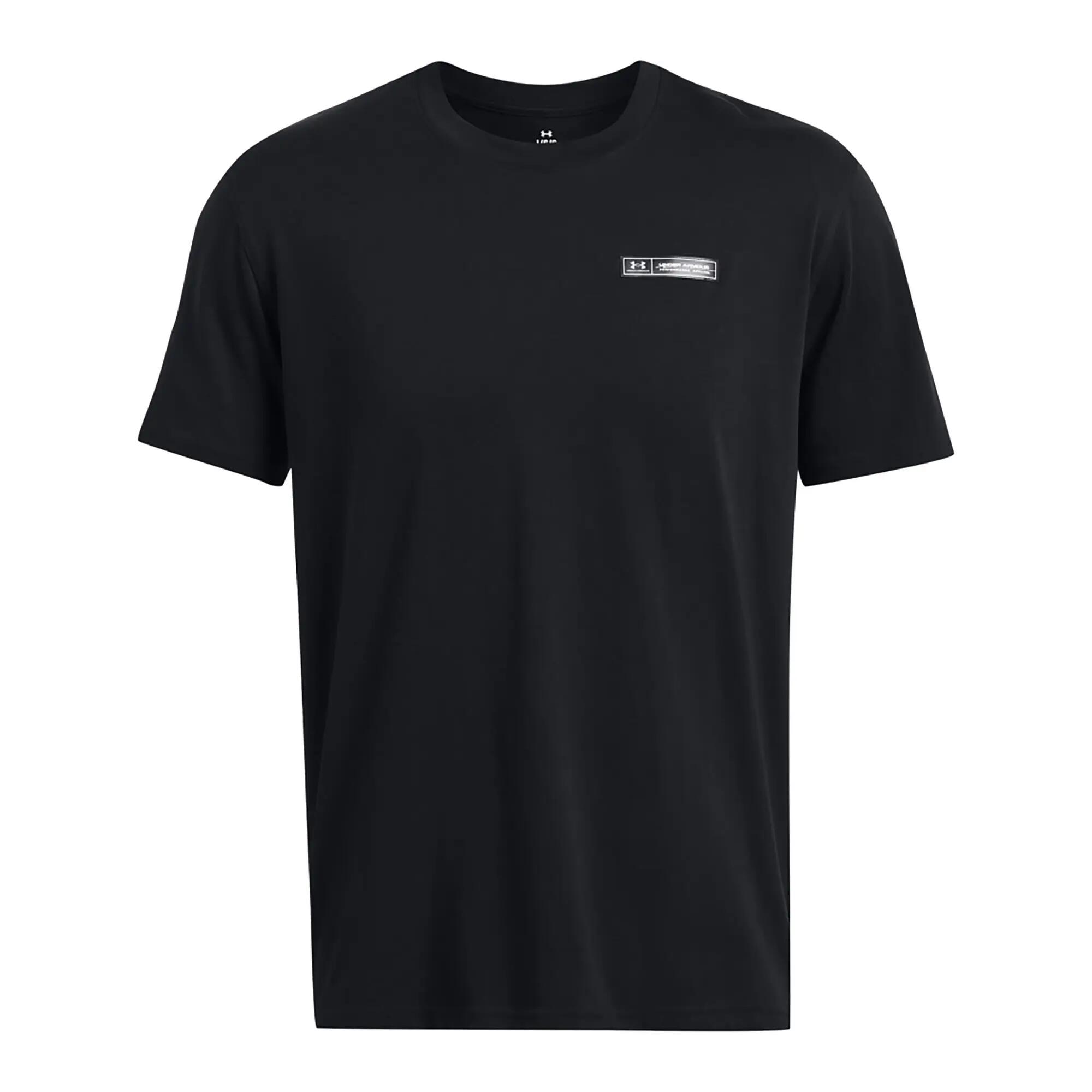 T-shirt homme Under Armour HW Armour Label noir/noir/noir 5/5